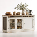 Modernes Sideboard, aus Holz, Farbe: weiß
